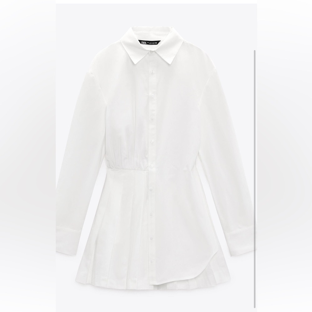 Zara Short Shirt Dress.  NWT size L